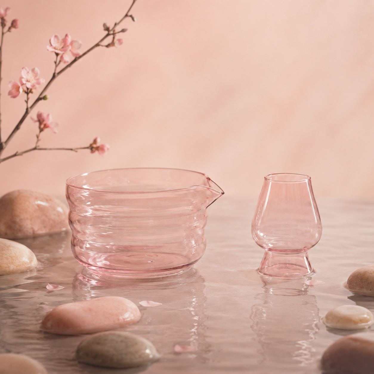 Haru Sakura Chawan Set
