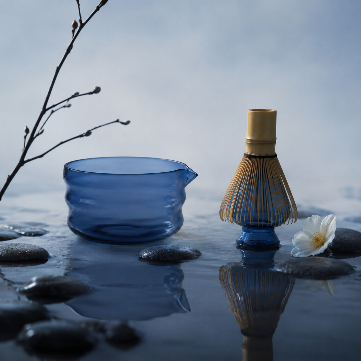 Fuyu Yuki Chawan Set