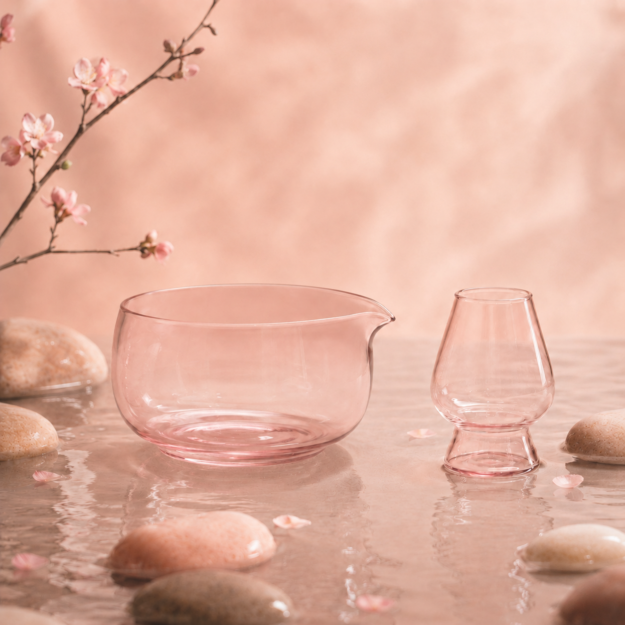 Haru Hana Chawan Set