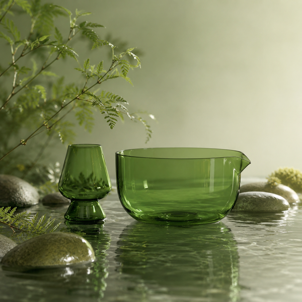 Midori Niwa Chawan Set