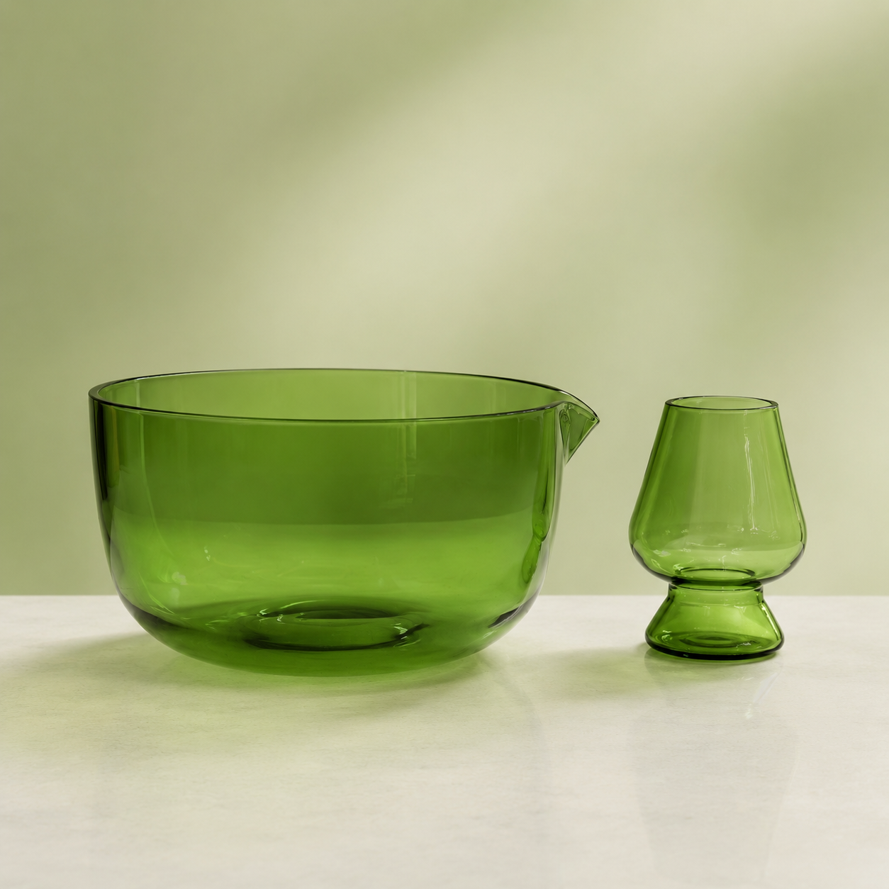 Midori Niwa Chawan Set