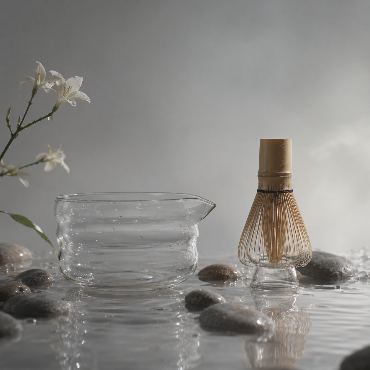 Tsuyu Ame Chawan Set